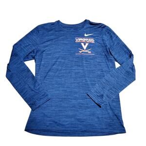 Virginia Cavaliers Nike Nike Tee Long Sleeve Shirt Men's Navy Size L Used